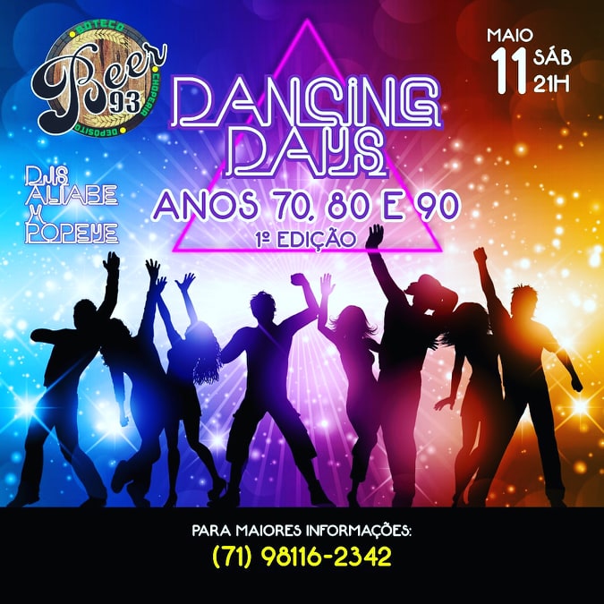 Primeira edição do "Dancing Days" acontece dia 11 de maio Tia Cândia