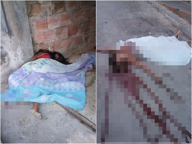 Duas mulheres são executadas no meio da rua