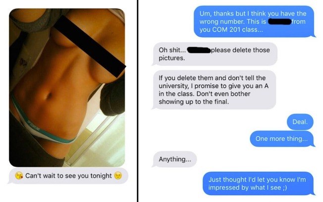 Professora erra número e manda 'nudes' para aluno