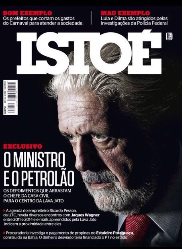 Jaques Wagner no centro da Lava Jato