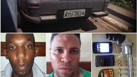 Dois ladrões de carros são presos em São Sebastião do Passé