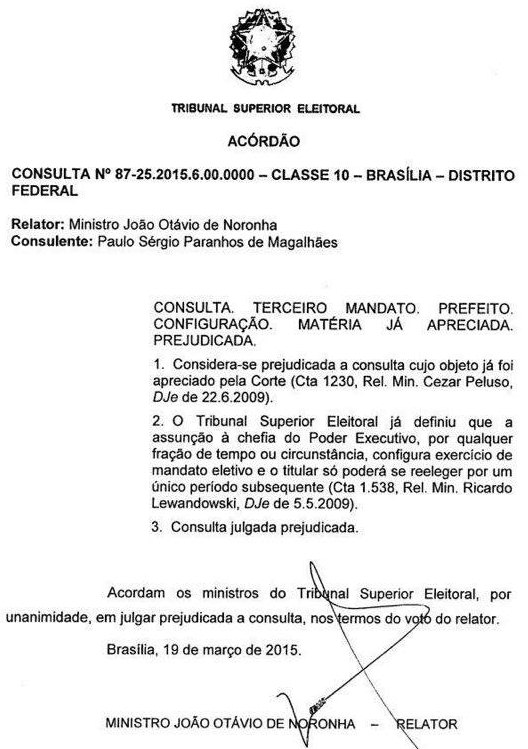 TSE nega suposta candidatura de Sargento Francisco 