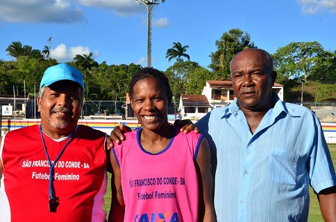 Atleta Formiga faz seu primeiro treino como reforço do São Francisco do Conde