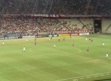 Bahia vence Fortaleza por 2 a 1 e leva vantagem para a Arena Fonte Nova