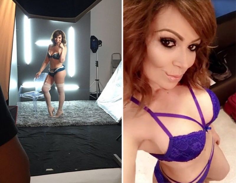 Solange Almeida posa de lingerie e exibe corpão com 56kg a menos