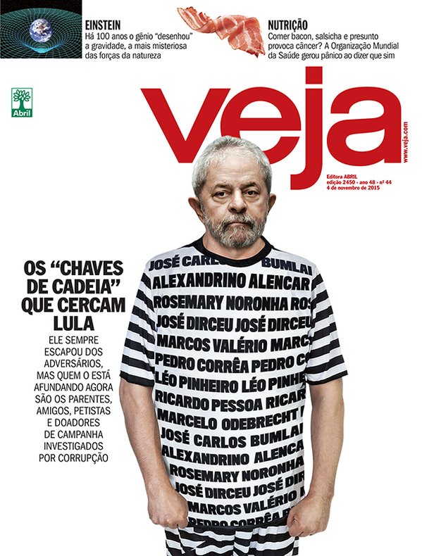 VEJA não terá de indenizar Lula por capa de “presidiário”