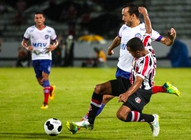 Santa Cruz e Bahia empatam no estádio do Arruda