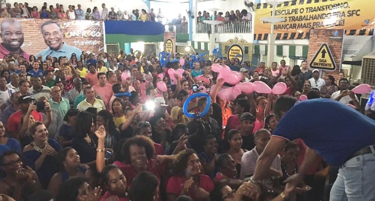 Evandro lança sua pré-candidatura com Nem do Caípe na vice