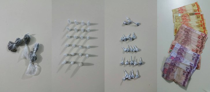 Candeias: homem é preso é autuado em fragrante por tráfico de drogas no Sarandi