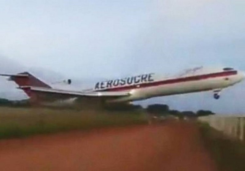 Avião de carga cai na Colômbia e deixa cinco mortos