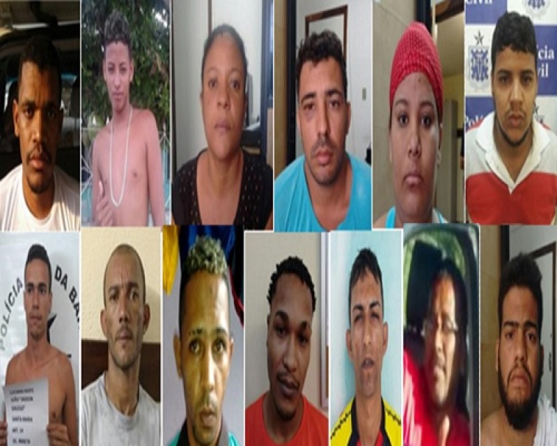 Operação prende 13 suspeitos de homicídios e tráfico de drogas em Camaçari