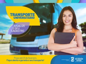 Recadastramento do Transporte Universitário de São Sebastião do Passé