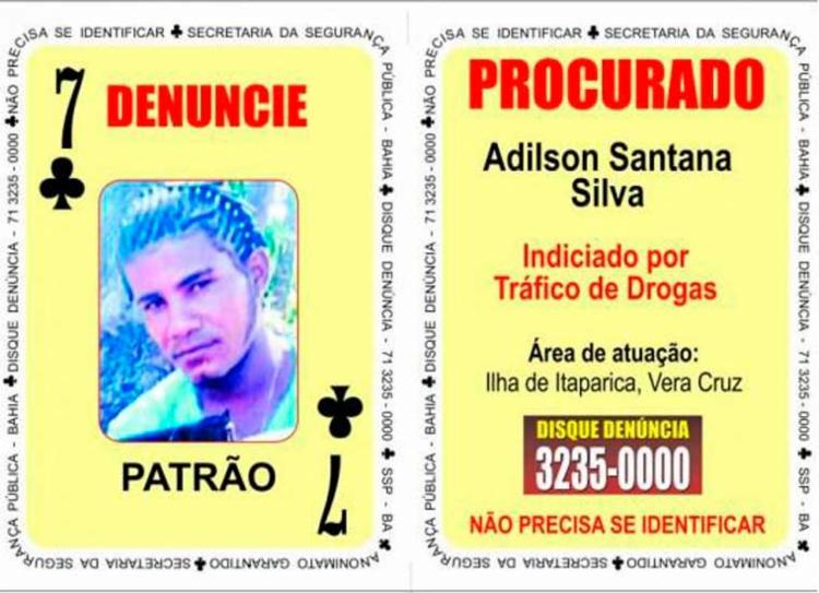 Integrante do “Baralho do Crime” é preso em Itaparica