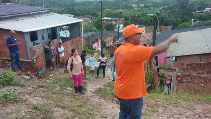 Defesa Civil registra desabamento de casas durante chuva na cidade de Candeias