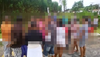 Pescadores de São Francisco do Conde fazem manifestação no Trevo da Resistência