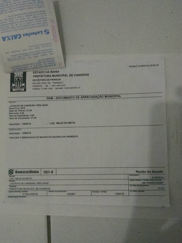 Morador de Candeias acusa prefeitura de violar túmulos e retirar restos mortais dos pais de cemitério