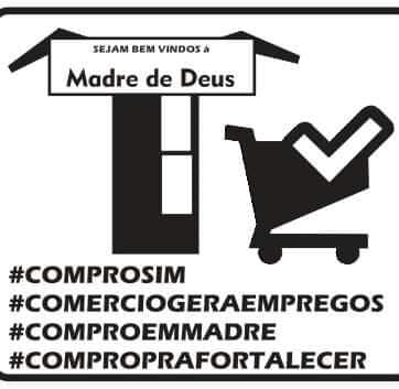Comerciantes de Madre de Deus fazem campanha para o fortalecer o comércio