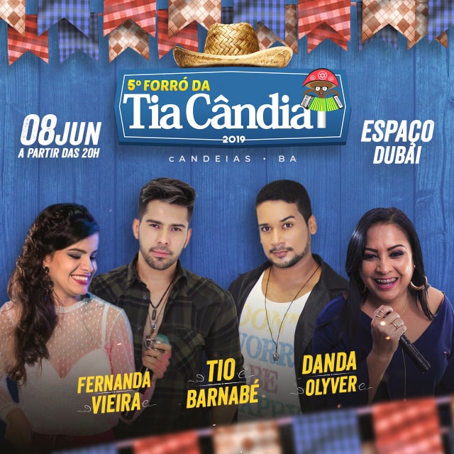 Forró da Tia Cândia: Ingressos à venda. Confira!