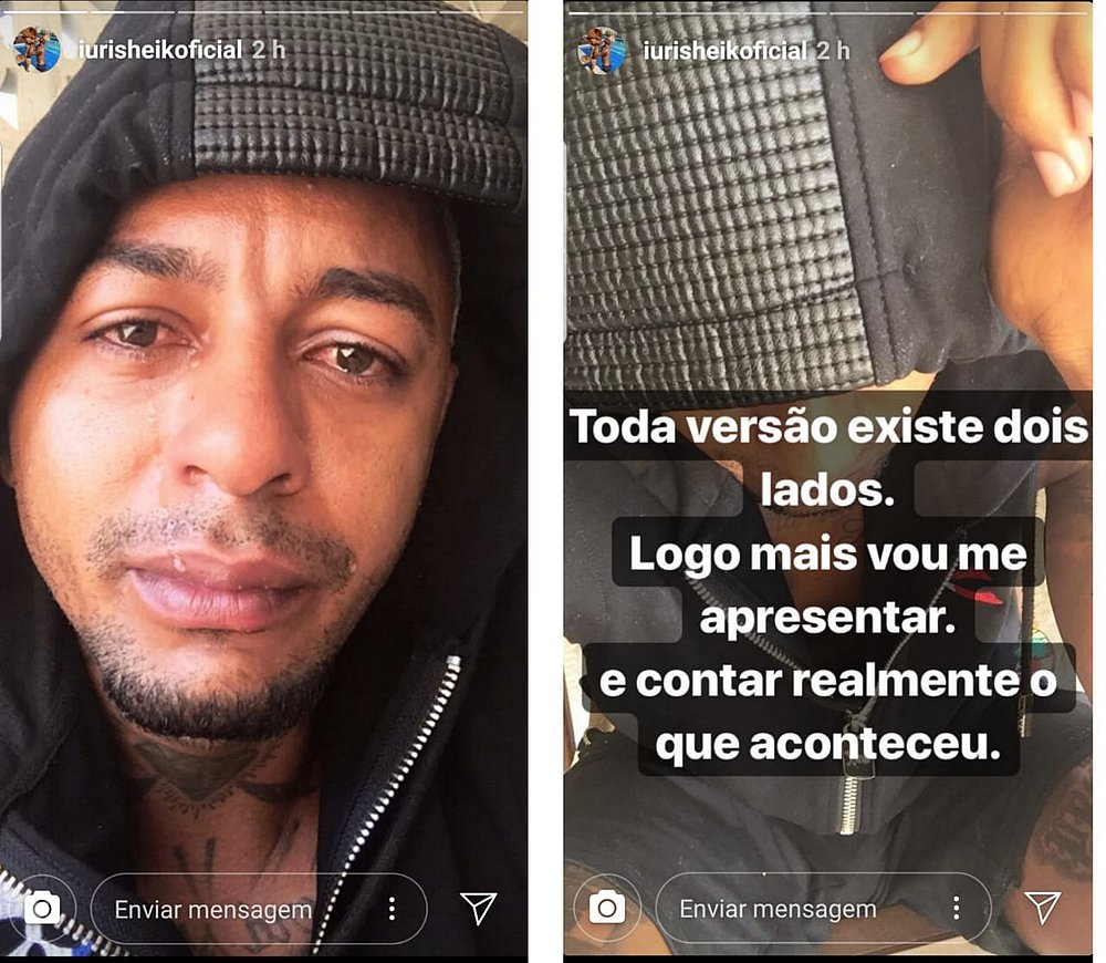Iuri Sheik acaba de se entregar à policia