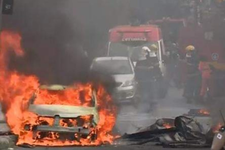 Avião cai em Belo Horizonte