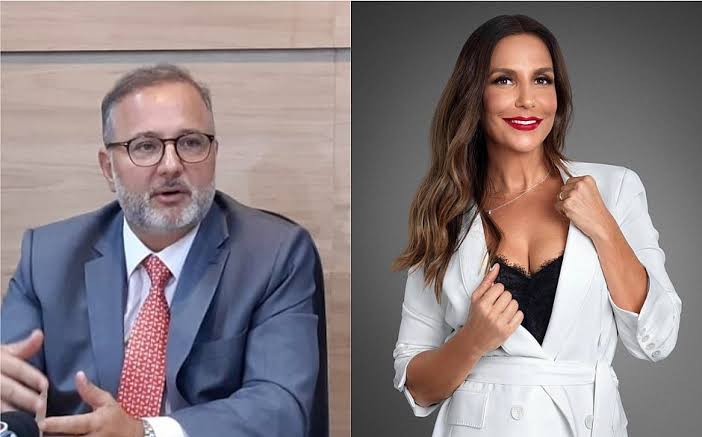 Ivete Sangalo pega ar com o Secretário de Saúde da Bahia