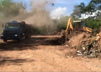 Após denúncia de vereador, Nilza da Mata manda retirar lixão descartado em local inapropriado