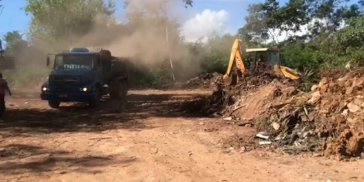 Após denúncia de vereador, Nilza da Mata manda retirar lixão descartado em local inapropriado