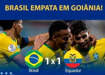 Brasil e Equador empatam em última rodada da primeira fase da Copa América