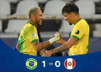 Brasil vence Peru e garante vaga na final da Copa América