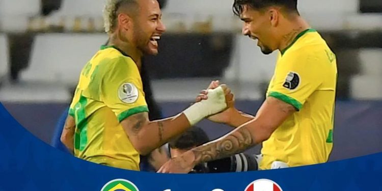 Brasil vence Peru e garante vaga na final da Copa América