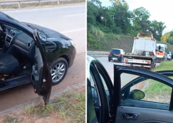 Três homens são encontrados algemados e mortos dentro de carro em Simões Filho