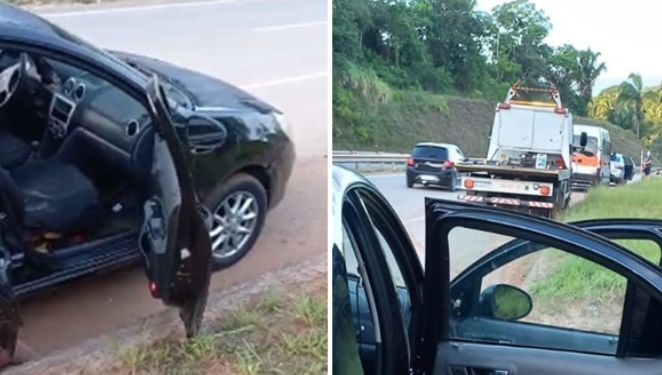 Três homens são encontrados algemados e mortos dentro de carro em Simões Filho