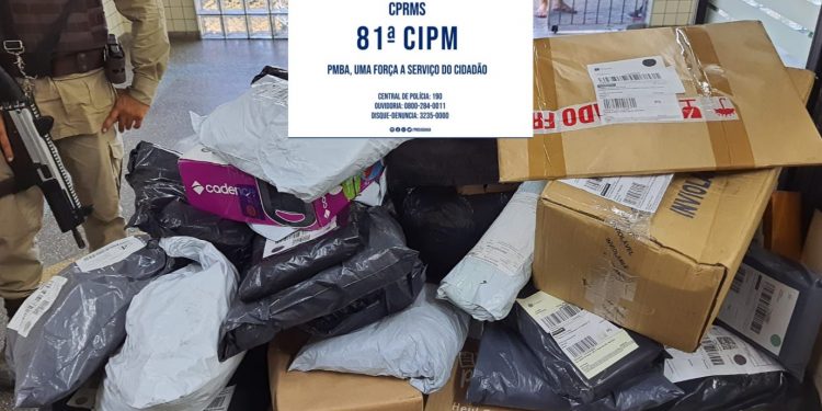 81ª CIPM recupera volumes roubados de empresa de logística em Stella Maris