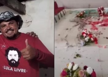 Militante do PT invade Igreja Evangélica no Ceará e quebra tudo