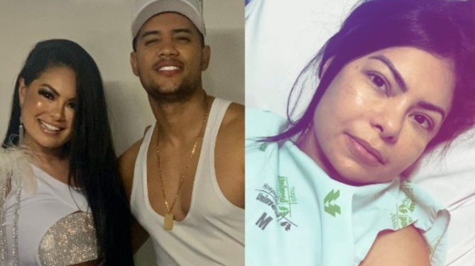 Viúvo de Paulinha Abelha posta vídeo da cantora ainda no hospital e diz: ‘Não dá para acreditar’