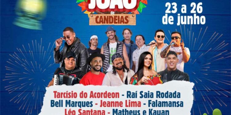 Prefeitura de Candeias divulga as atrações do São João