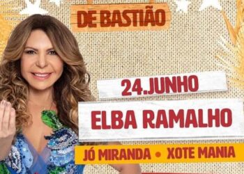 Elba Ramalho se apresenta nesta sexta-feira (24) no São João de Bastião
