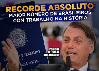 Brasil atinge menor número de desemprego desde 2015