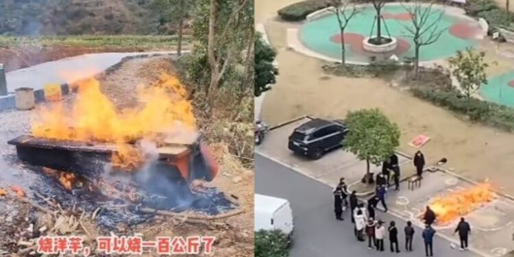 Chineses queimam mortos nas ruas em meio à explosão de casos de Covid-19