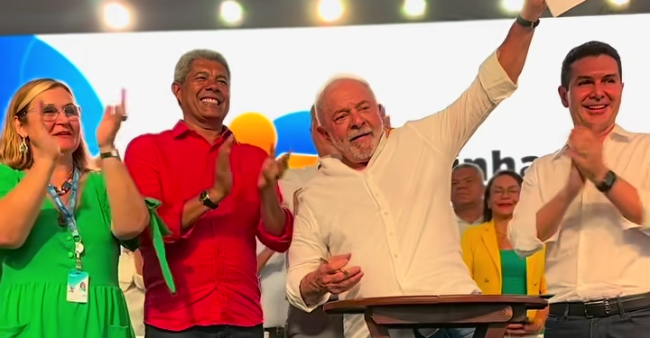Lula chega à Bahia para inaugurar obras concluídas pelo governo Bolsonaro