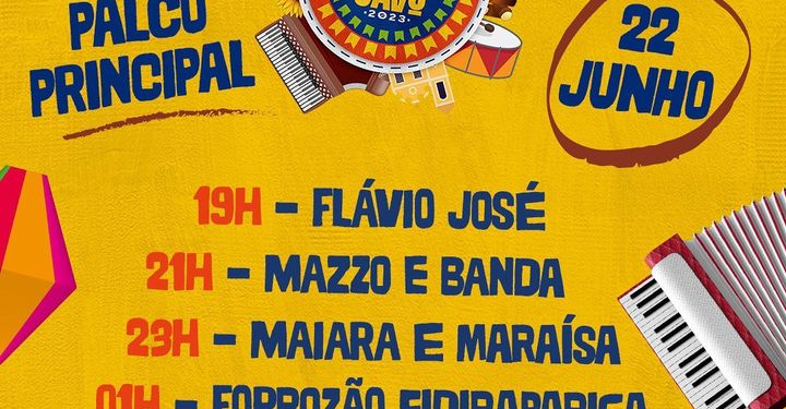 Calcinha Preta, Flávio José e Maiara e Maraisa tocam hoje em São Francisco do Conde