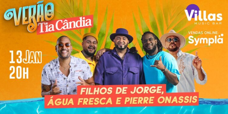 Verão Tia Cândia acontece neste sábado (13) em Lauro de Freitas; saiba mais