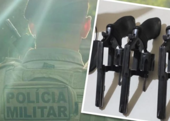 Três armas são apreendidas em São Francisco do Conde