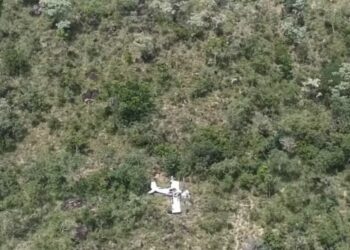 URGENTE! Avião cai em uma área de vegetação na cidade de Barreira e mata três