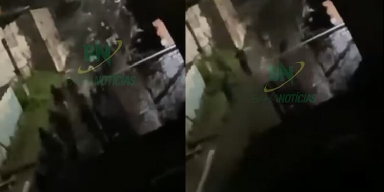 Mais de 100 homens armados invadem Tancredo Neves e troca de tiros dura cerca de 4 horas