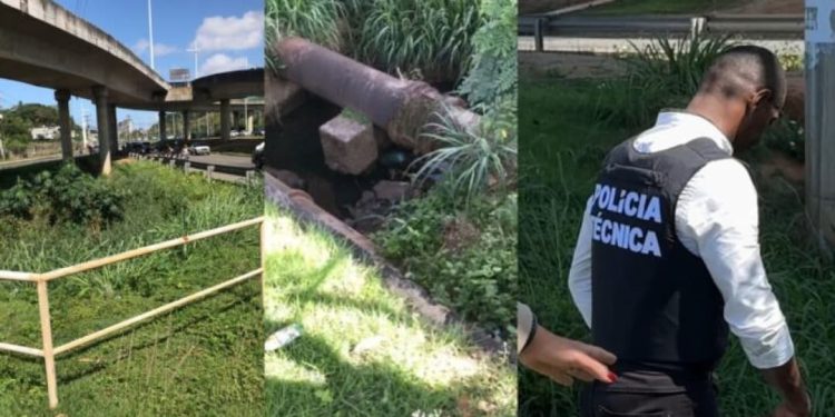 Corpo de homem é encontrado em saco plástico dentro de córrego na Avenida Paralela, em Salvador