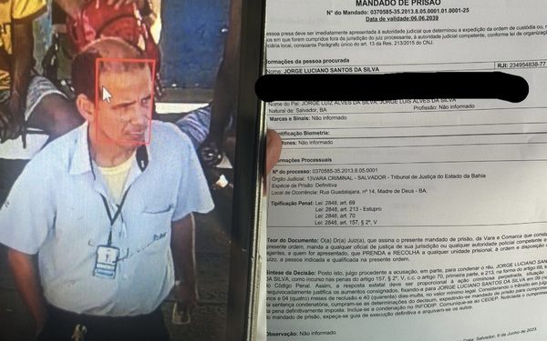 VIDEOMONITORAMENTO: homem condenado a 9 anos de cadeia pelo crime de estupro é preso em São Francisco do Conde após ser reconhecido por câmera