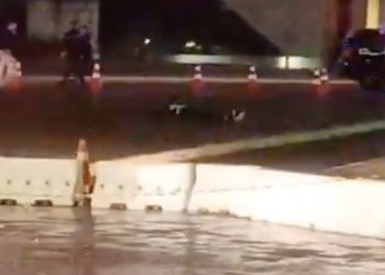 Homem se deitou no chão e detonou bomba debaixo da cabeça, relata vigilante