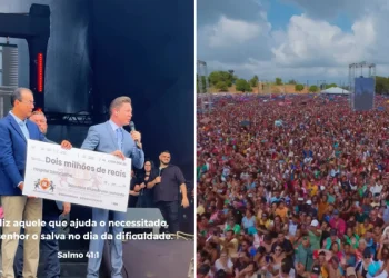 Bispo Bruno Leonardo bate recorde em Salvador e doa R$ 2 milhões para hospital