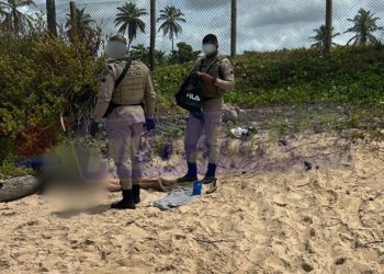 Corpo é encontrado com marca de perfuração na praia de Stella Maris